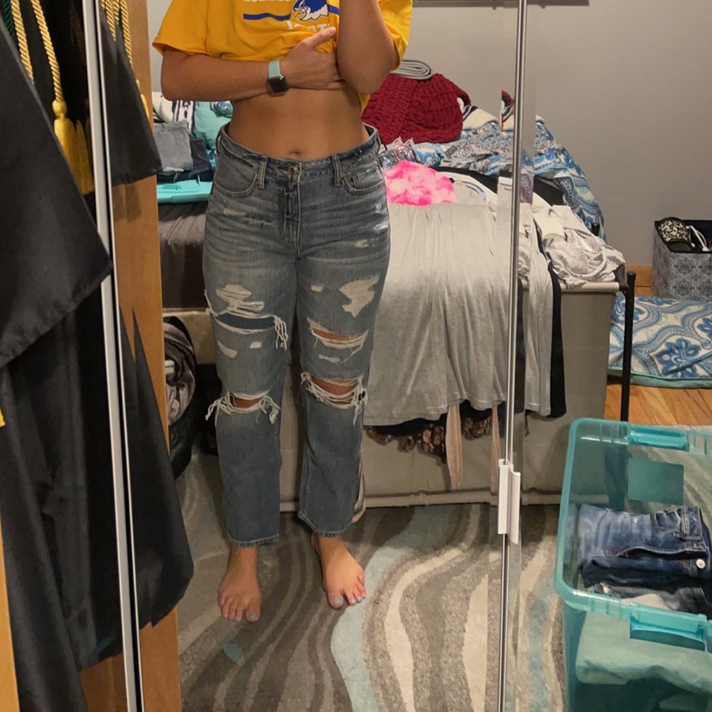 High rise Tom girl jeans American eagle